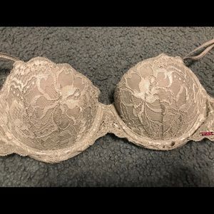 Pink push up lace bra 32B